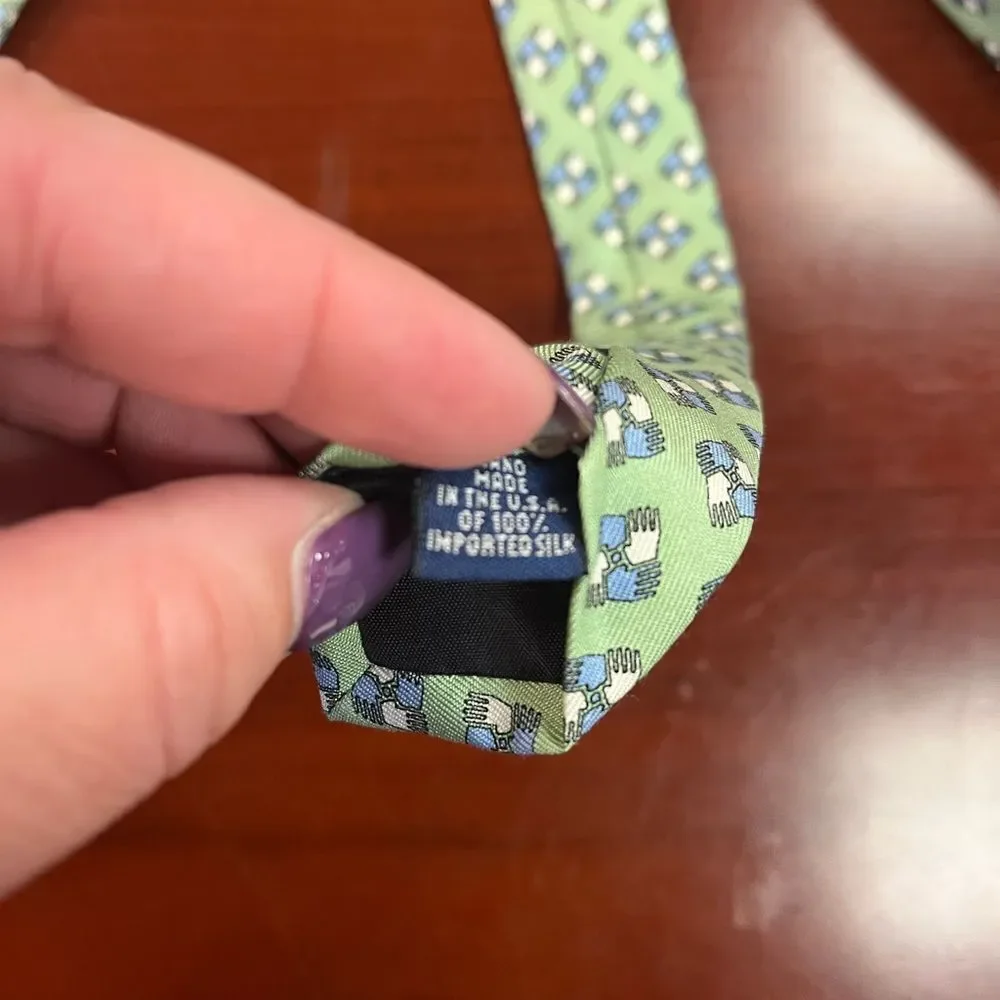 Vineyard Vines Custom Collection Oppenheimer Funds Silk Neck Tie EUC